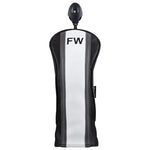 Fazer Golf Fairway Wood Head Cover - Black/White/Grey