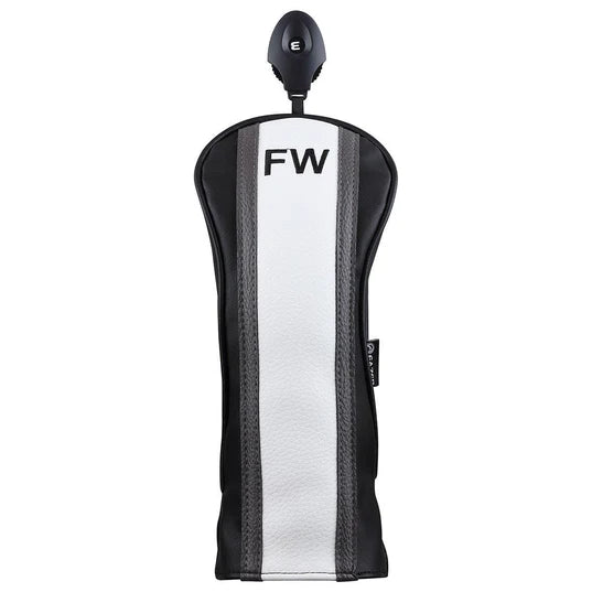 Fazer Golf Fairway Wood Head Cover - Black/White/Grey
